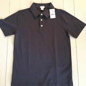Boys Crewcuts S/S Polo - Size 10 - Dark Grey
